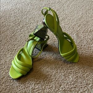 Circus by Sam Edelman Neon Green Strappy Sandals